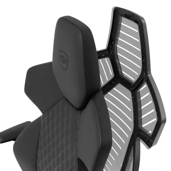 Scaun Gaming Noblechairs Dawn, PU Piele, Negru, 5 image