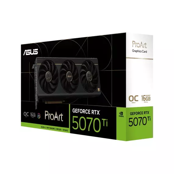 Placă Video ASUS PROART-RTX5070TI-O16G, 16GB GDDR7 256bit, 2 image