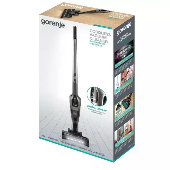 Aspirator Vertical Gorenje SVC252110FSIIA, Gri, 7 image