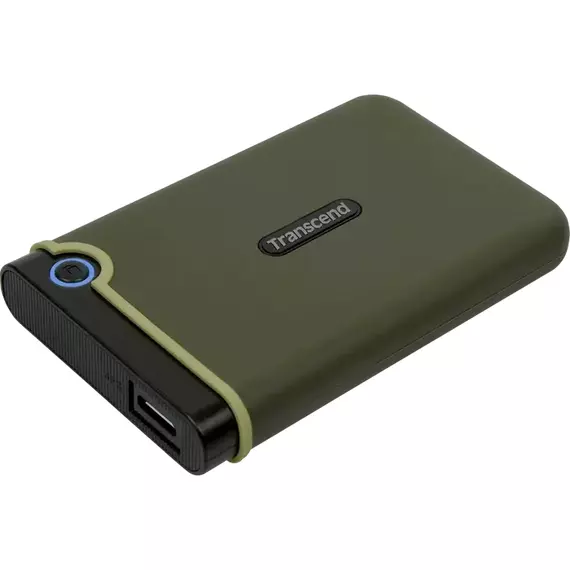 HDD portabil extern Transcend StoreJet 25M3G,1 TB, Military Green (TS1TSJ25M3G), 3 image