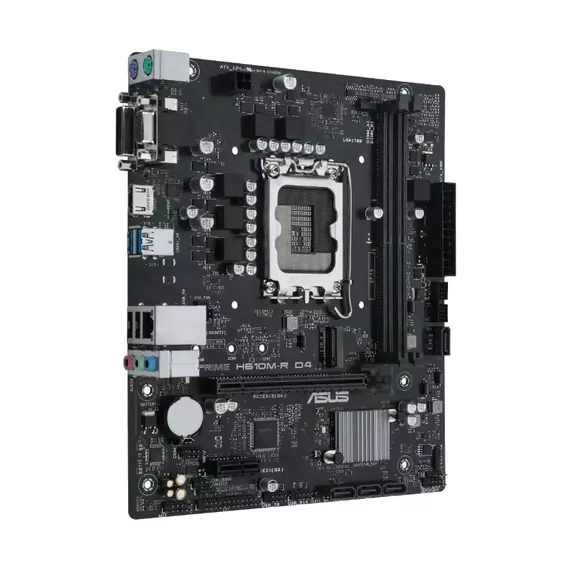 Placă de bază ASUS PRIME H610M-R D4-SI, LGA1700, Intel H610, Micro-ATX, 5 image
