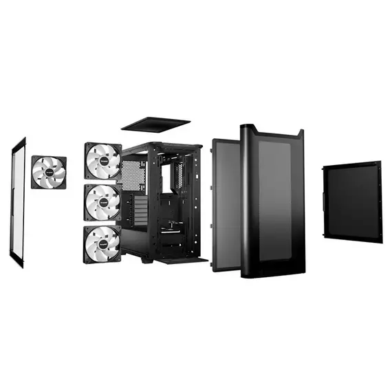 Carcasă PC be quiet! Pure Base 501 LX, Midi-Tower, Fără PSU, Negru, 8 image
