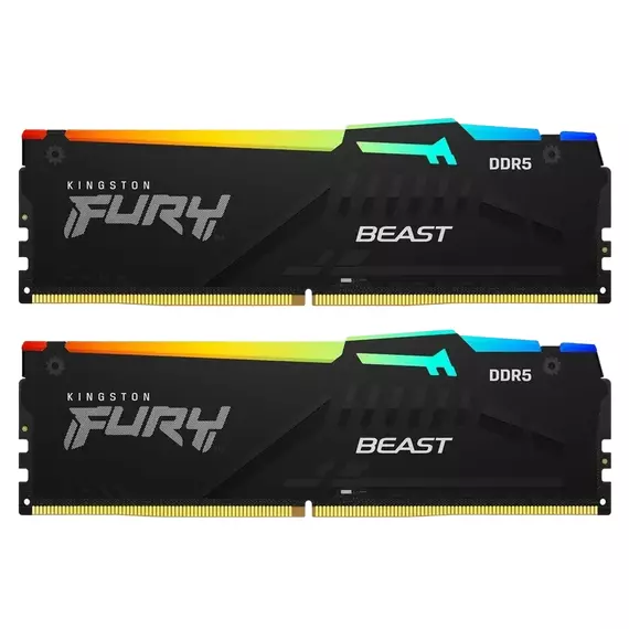 Memorie RAM Kingston FURY Beast RGB, DDR5 SDRAM, 5600 MHz, 32 GB, KF556C36BBEAK2-32, 5 image