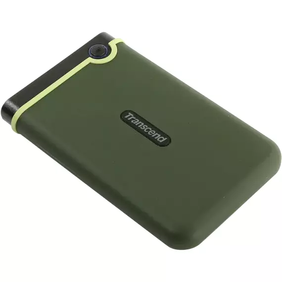 HDD portabil extern Transcend StoreJet 25M3G,1 TB, Military Green (TS1TSJ25M3G), 5 image