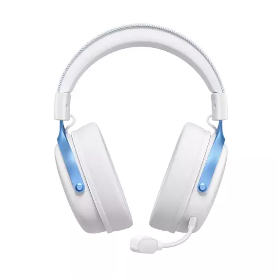 Căști gaming MCHOSE V9 Pro, Fără fir/Cu fir, Sky White, 6 image