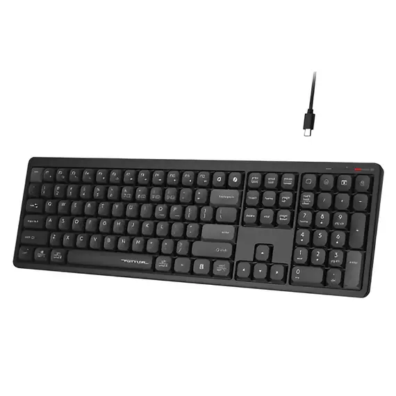 Tastatură A4Tech FBX55C, Fără fir, Gri, 5 image