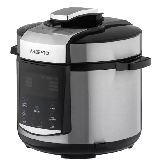 Aparat de gătit multifuncțional sub presiune Ardesto MPC-P225, Argintiu | Negru, 2 image