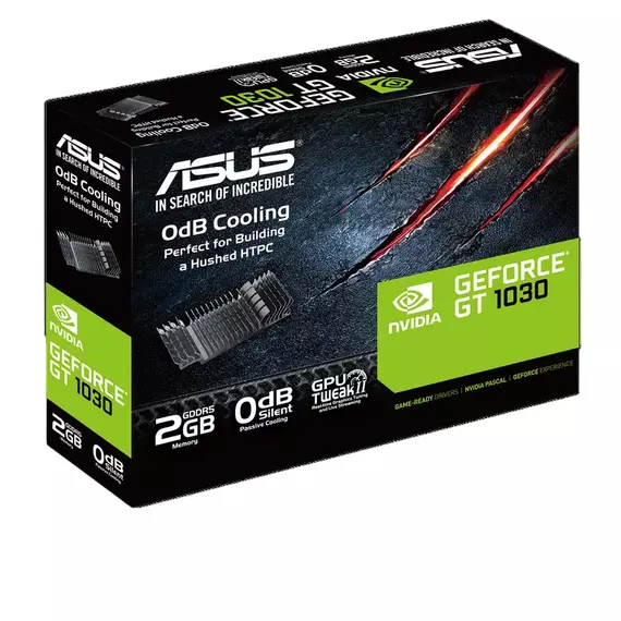 Placă Video ASUS GT1030-SL-2G-BRK,  2GB GDDR5 64bit, 6 image