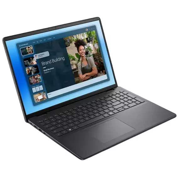 Laptop Business 16" DELL 16 DC16250, Carbon Black, Intel Core 5 120U, 16GB/512GB, Linux Ubuntu, 3 image