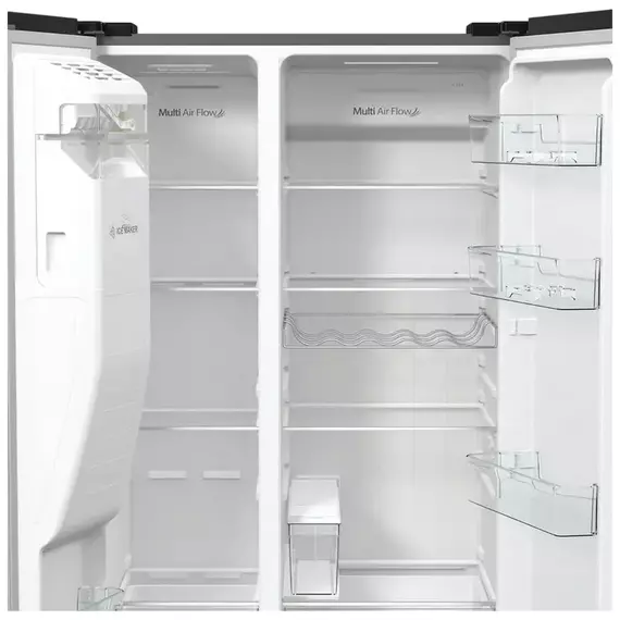 Frigider Hisense RS5P535NTCE, Oțel inoxidabil, 5 image