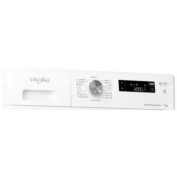 Mașină de spălat Whirlpool FFS 7469 W EE, 7kg, Alb, 5 image