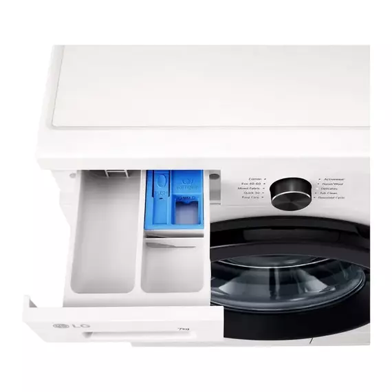 Mașină de spălat LG F2X10S7NWK, 7kg, Alb, 7 image