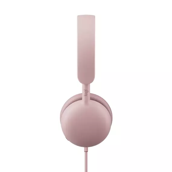 Căști Logitech Zone Wired 2, Roz, 4 image