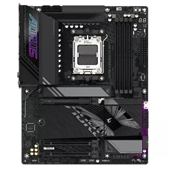 Placă de bază Gigabyte X870E A ELITE WIFI7, AM5, AMD X870E, ATX, 5 image