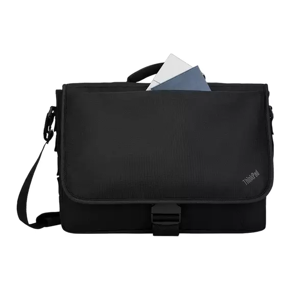 Geantă pentru Laptop Lenovo Essential Messenger, 15.6", Poliester, Negru, 6 image
