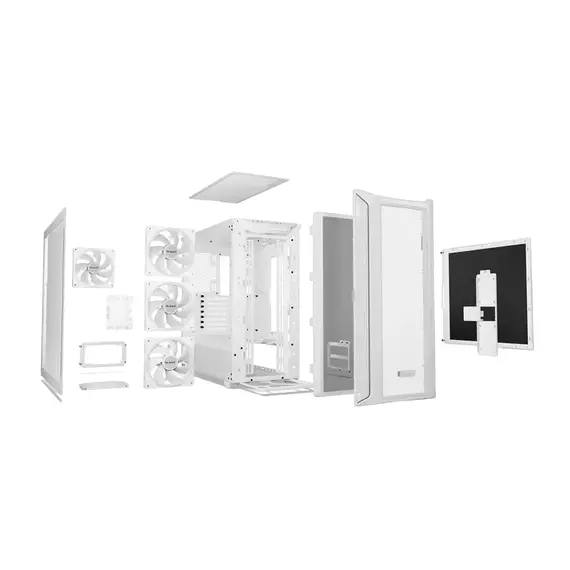 Carcasă PC be quiet! Shadow Base 800 FX, Full-Tower, Fără PSU, Alb, 6 image