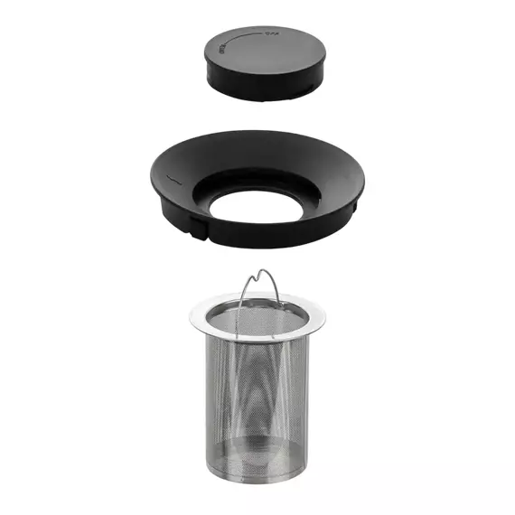 Ceainic cu infuzor RESTO 90517, 1L, Negru, 4 image