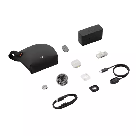 DJI Mic Mini 2S (1 TX + 1 Mobile RX + Charging Case), Black, 6 image