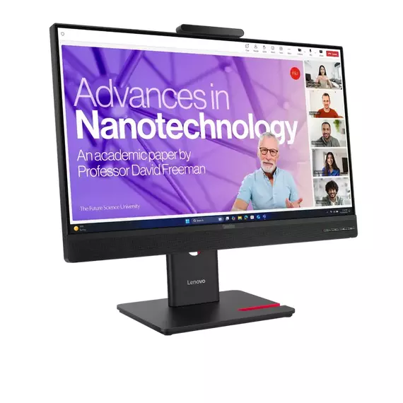 23,8" Monitor Lenovo T24-4v, IPS 1920x1080 FHD, Negru, 5 image