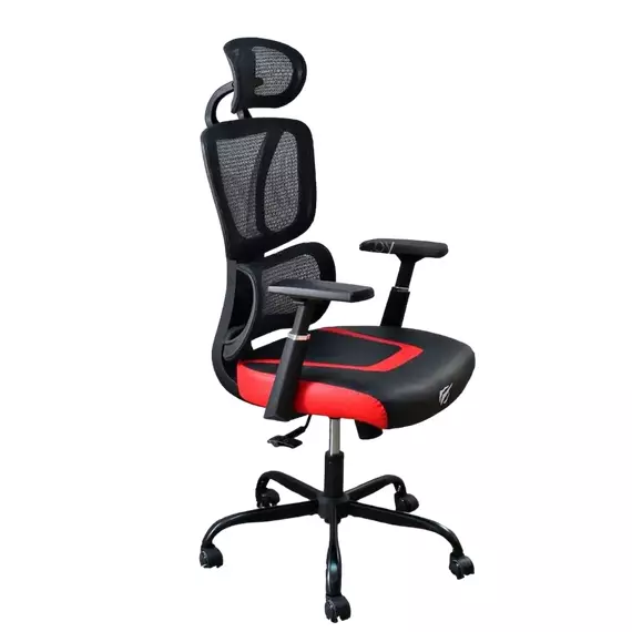 Scaun Gaming Havit GC919, PVC Piele, Negru | Roșu, 5 image