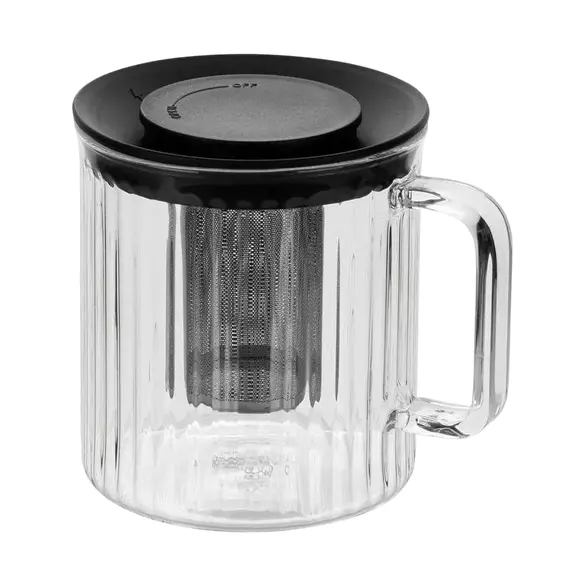 Ceainic cu infuzor RESTO 90517, 1L, Negru, 5 image