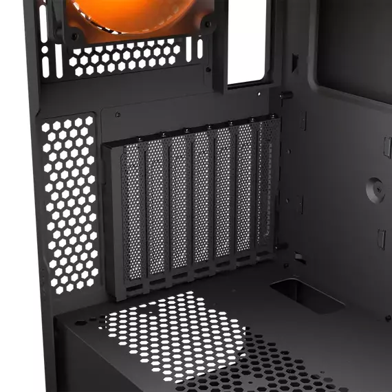 Carcasă PC Cougar Airface FLO RGB, Midi-Tower, Fără PSU, Negru, 4 image