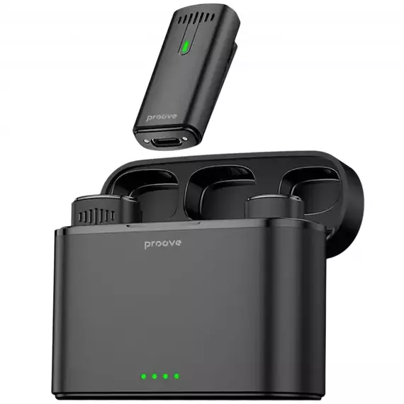 Microphone Wireless Proove Demo Lightning (2 mic),Black, 3 image