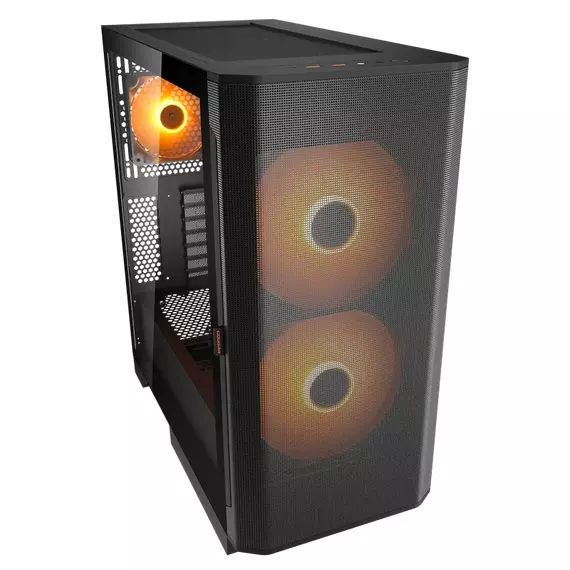 Carcasă PC Cougar Airface FLO RGB, Midi-Tower, Fără PSU, Negru, 3 image