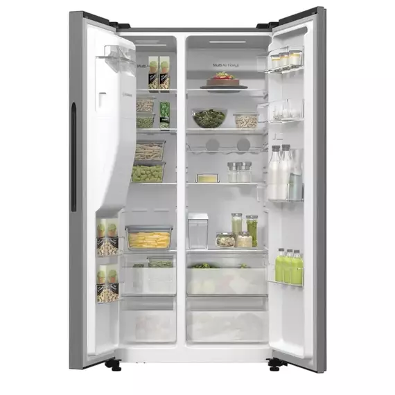 Frigider Hisense RS5P535NTCE, Oțel inoxidabil, 6 image