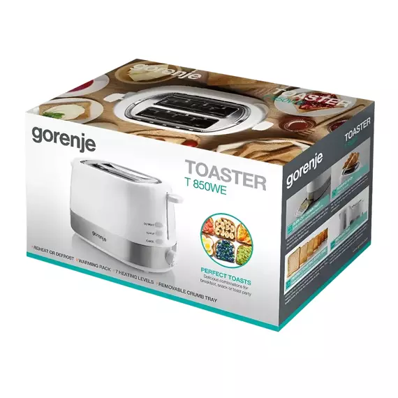 Toaster Gorenje T850WE, Alb, 2 image
