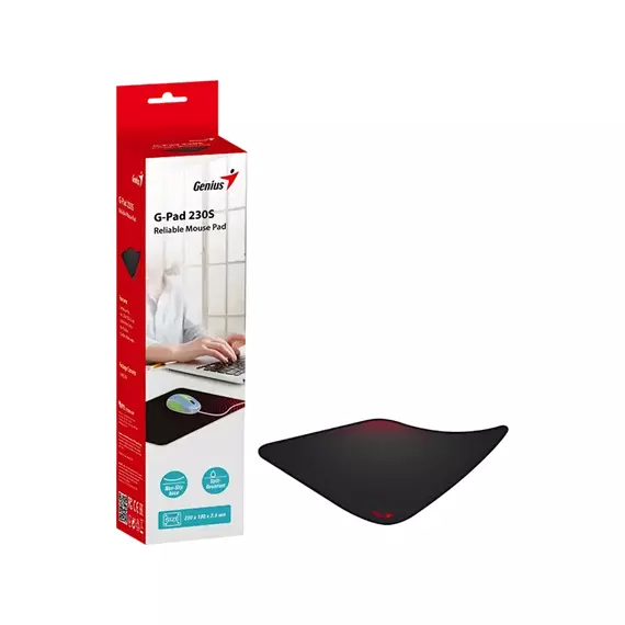 Mouse Pad pentru jocuri Genius G-Pad 230S, Medium, Negru, 2 image