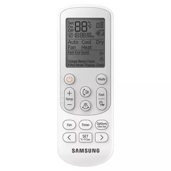 Unitate de aer condiționat interior Samsung AJ020TNTDKH/EA, 23kBTU/h, Alb, 5 image