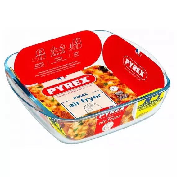 Tava de copt Pyrex 212B100, Transparent, 3 image