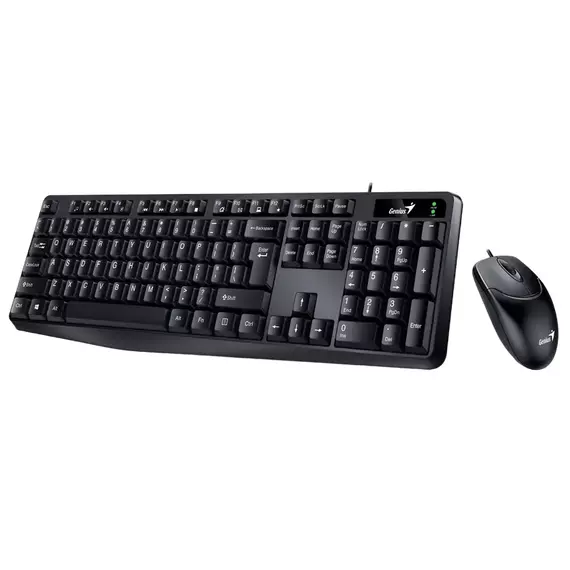 Set Tastatură + Mouse Genius KM-170, Cu fir, Negru, 2 image