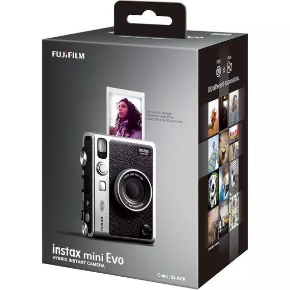 Cameră Foto instax Mini Evo USB Type-C, Negru, 7 image