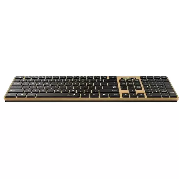 Tastatură Genius SlimStar 7250BT, Fără fir, Pine Wood, 6 image