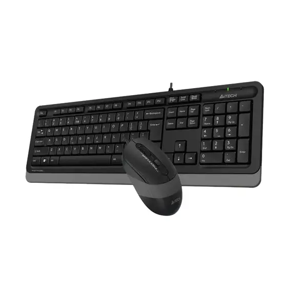 Set Tastatură + Mouse A4Tech F1010, Cu fir, Negru/Gri, 3 image