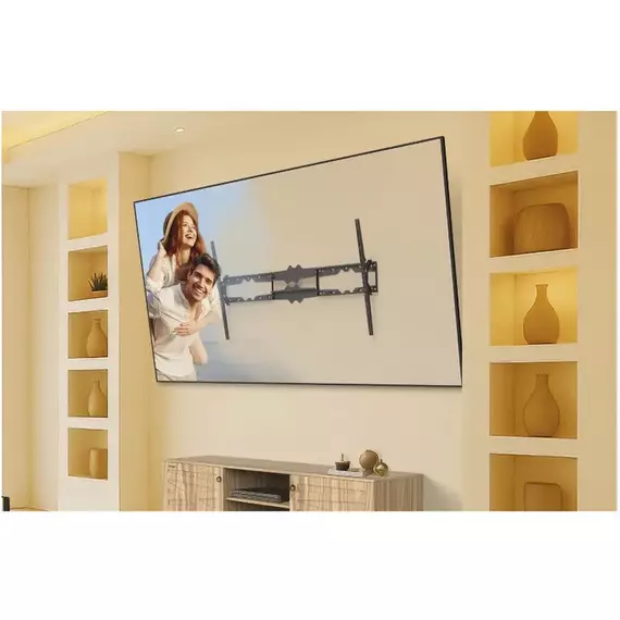 Wall Mount Barkan ''BM510'' Black 55"-100" Giant TV Tilt, max.120kg, VESA mm: up to 1200x600mm, 3 image
