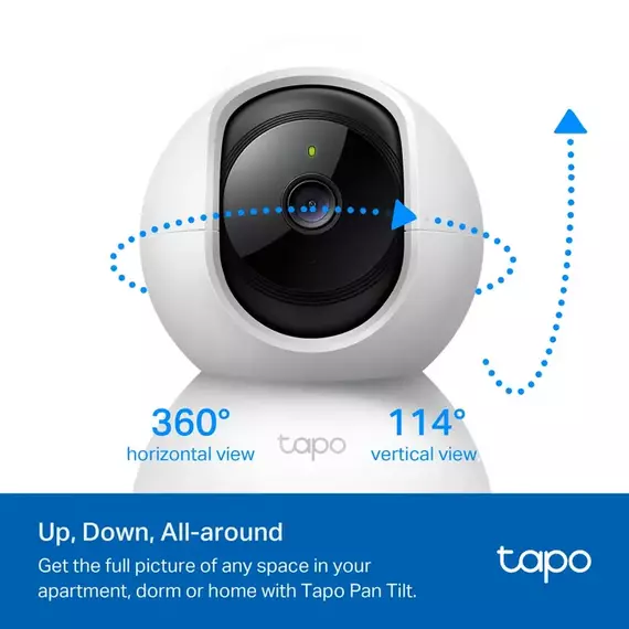 TP-Link Indoor TAPO C210 (2-pack), 3Mpix, Pan/Tilt Home Security Wi-Fi Camera, 2 image