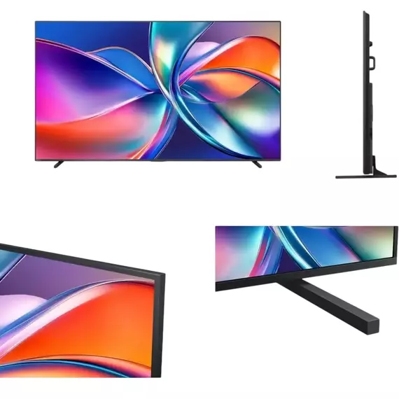 98" QLED SMART TV Hisense 98E7Q, 3840x2160 4K UHD, VIDAA U8, Negru, 2 image