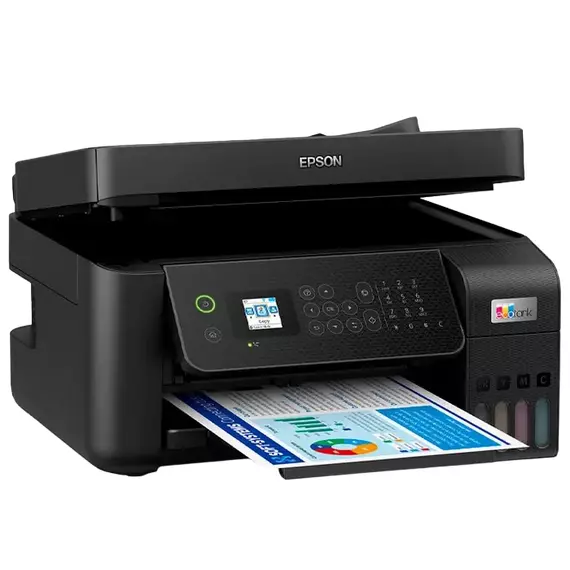Multifunctional Inkjet Epson MFD L5290, Negru, 7 image