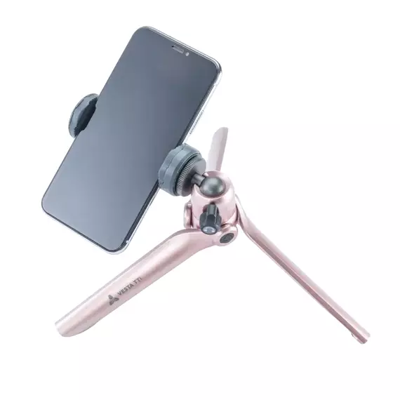 Mini trepied Vanguard VESTA TT1 ROSE, Cap trepied de minge, Roz, 6 image