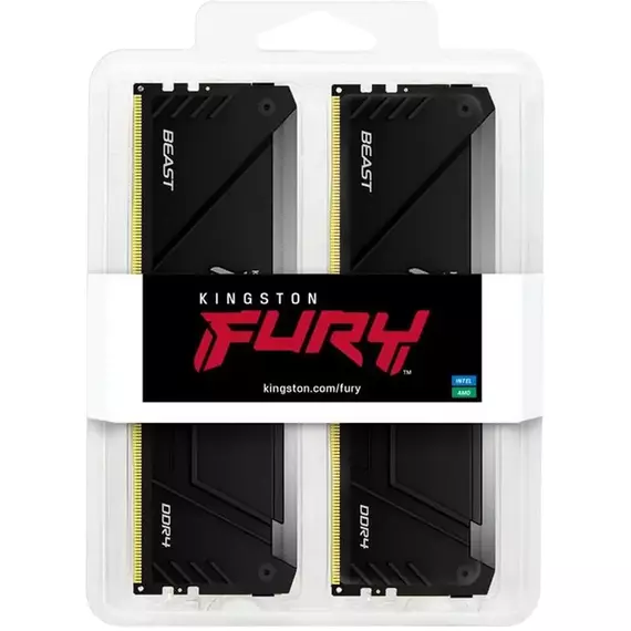 Memorie RAM Kingston FURY Beast RGB, DDR4 SDRAM, 3200 MHz, 64GB, KF432C16BB2AK2/64, 8 image