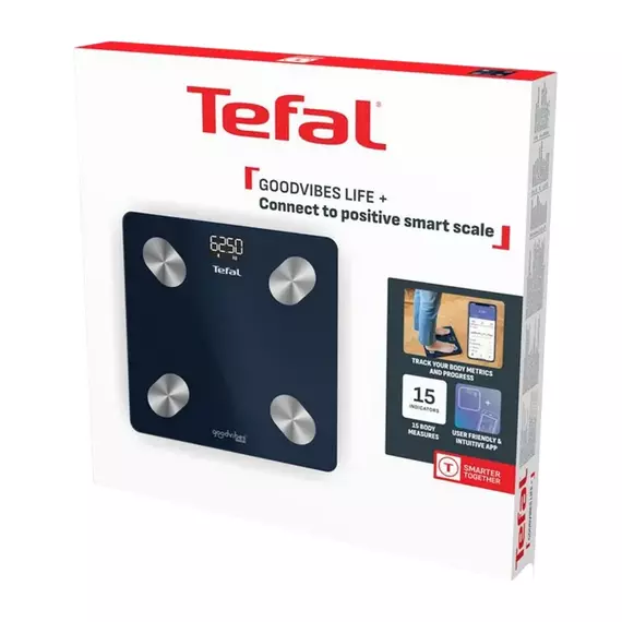 Cântar de podea Tefal BM9720F0, Albastru, 5 image