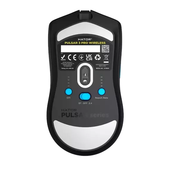 Gaming Mouse HATOR Pulsar 3 Pro, Negru, 5 image