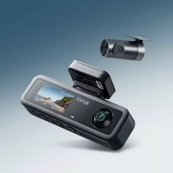 70mai Dash Cam T400 with Rear Cam (RC21) 3Channel, Black, 5 image