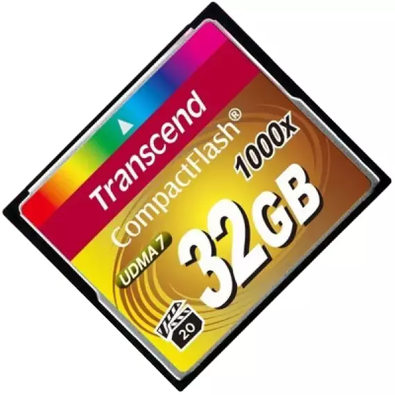 Card de Memorie Transcend CompactFlash 1000, 32GB (TS32GCF1000), 2 image