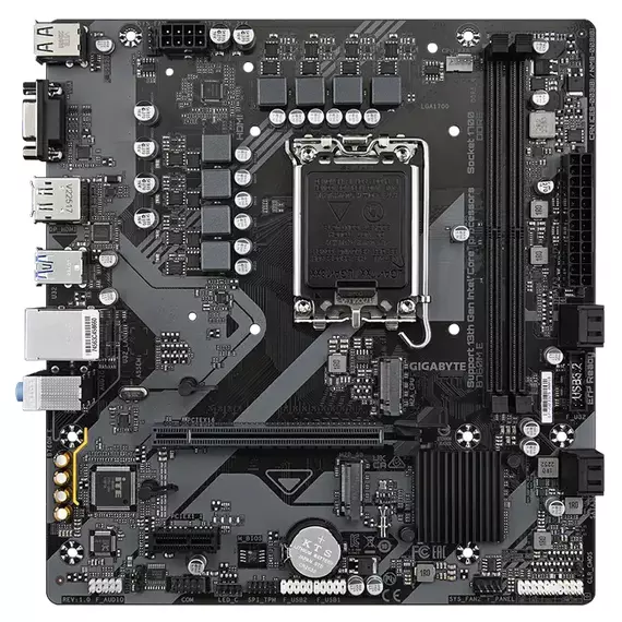 Placă de bază Gigabyte B760M E, LGA1700, Intel B760, Micro-ATX, 5 image