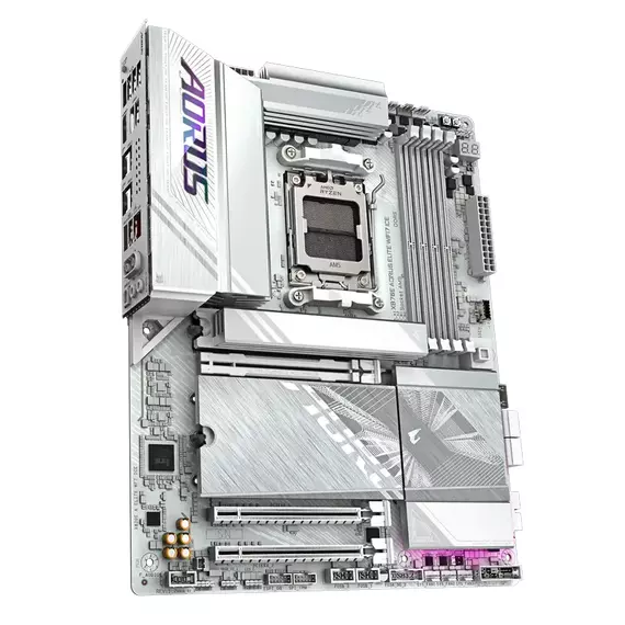 Placă de bază Gigabyte X870E A ELITE WF7 ICE, AM5, AMD X870E, ATX, 5 image