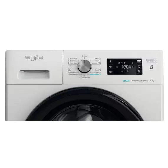 Mașină de spălat Whirlpool FFB 8469 BV EE, 8kg, Alb, 6 image